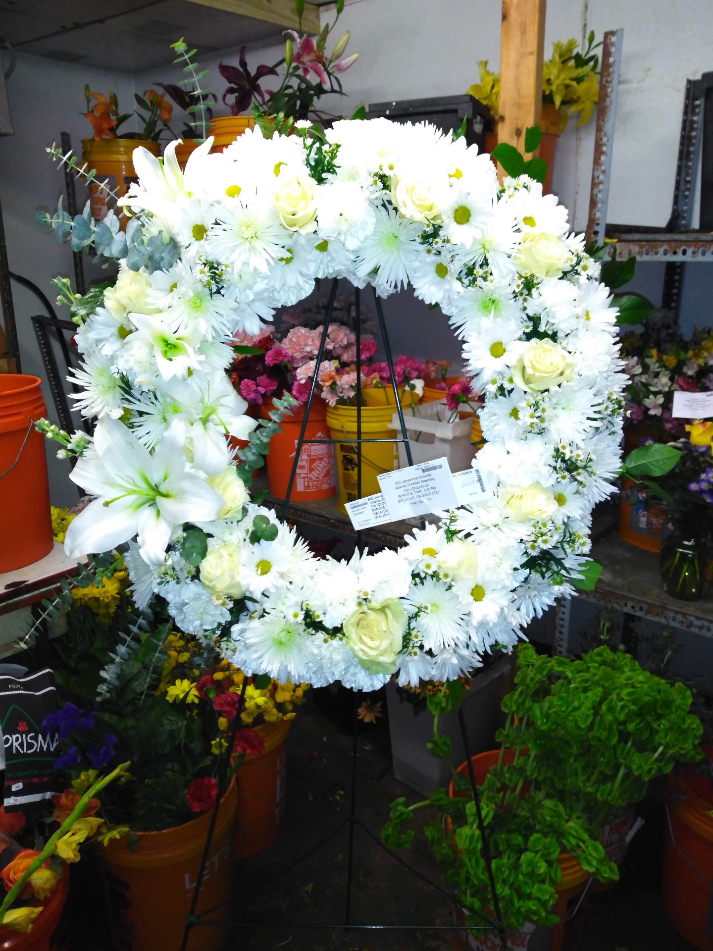 Everlasting Grace Standing Wreath