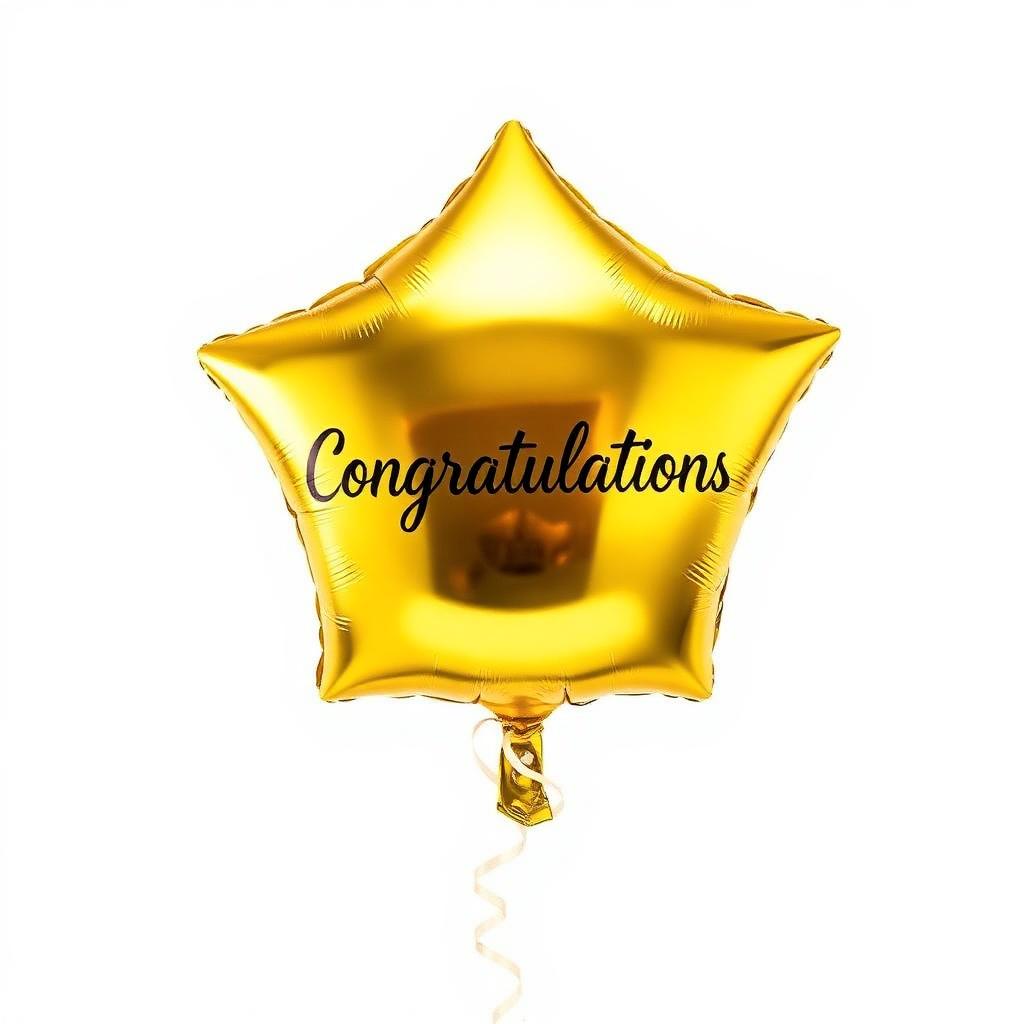 Congrats Mylar Balloon