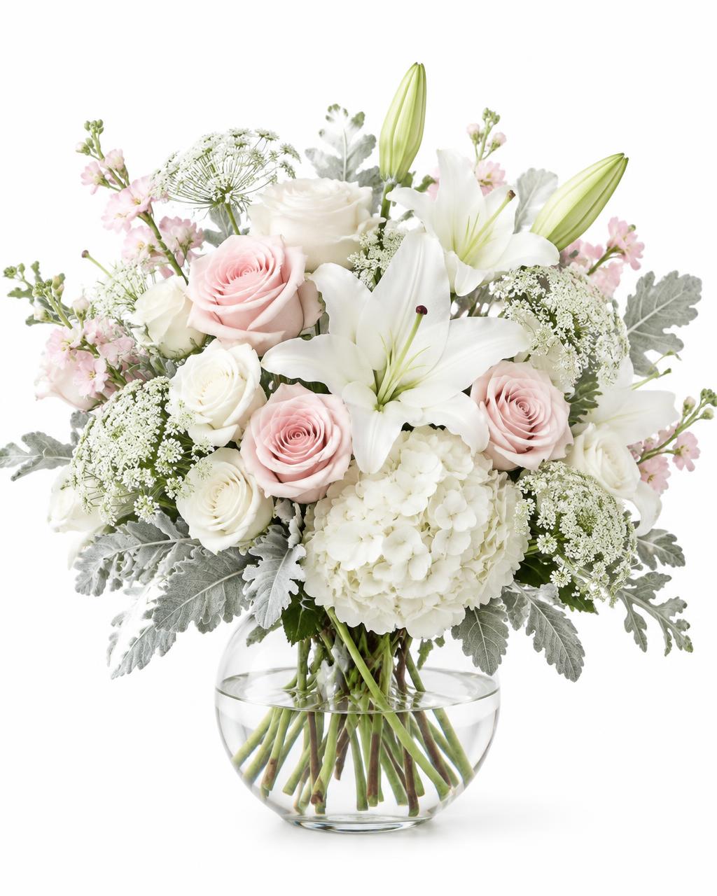 Beautiful Whisper — hand-arranged sympathy funeral flowers for delivery in Dalton, GA