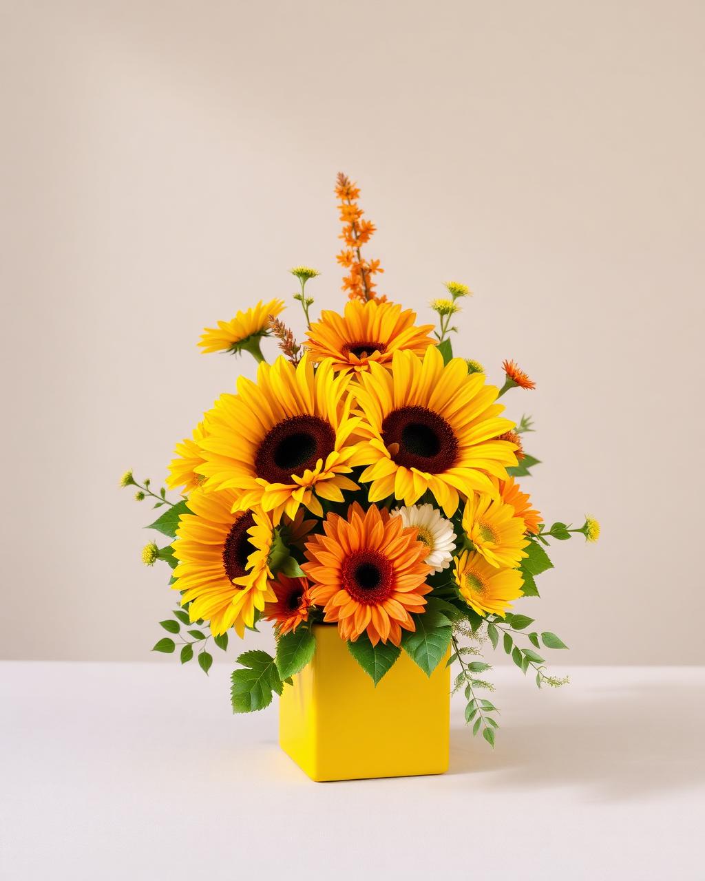 Sunshine Party — hand-arranged wild flowers for delivery in Dalton, GA