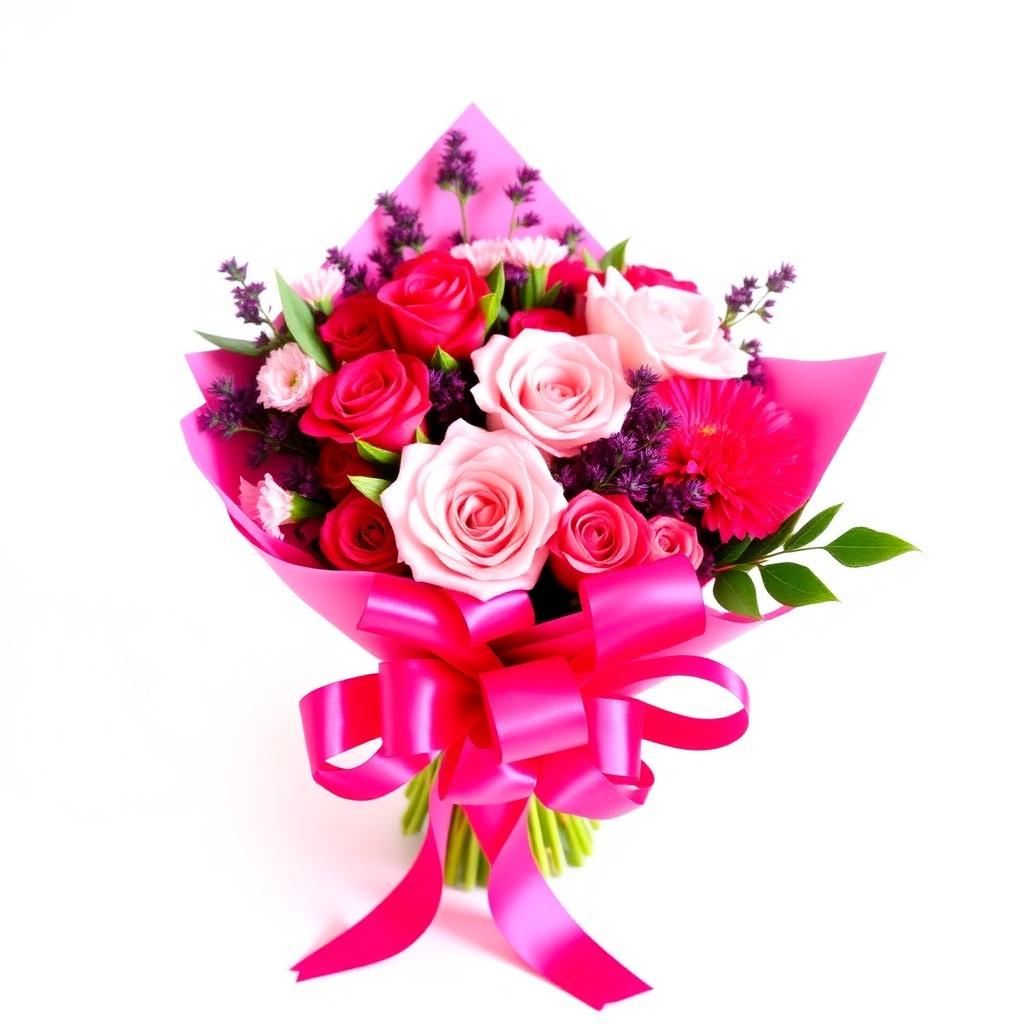 Bubblegum Bliss — hand-arranged bold flowers for delivery in Dalton, GA