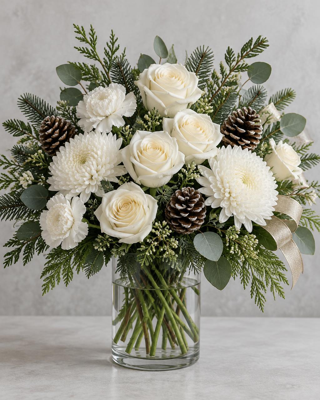 Winter Whites — christmas arrangement from Alive Expressions, Dalton, GA