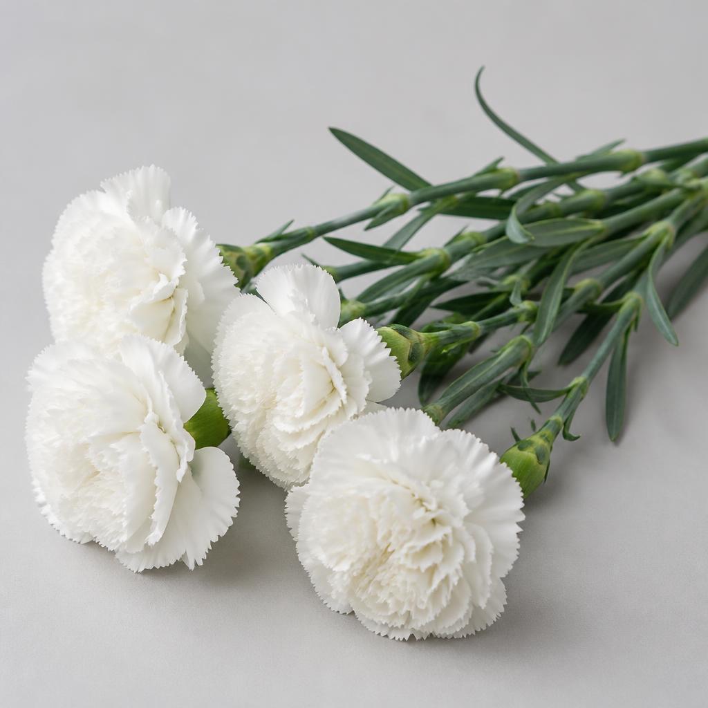 White Carnations — $2 a Stem