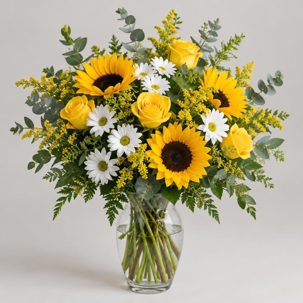 Sunlit Meadow Designer's Choice — hand-arranged bold flowers for delivery in Dalton, GA