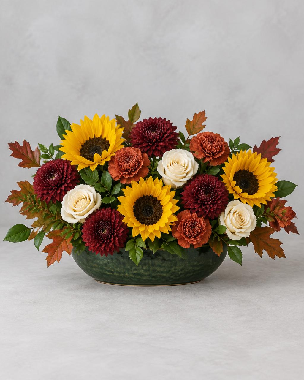 Harvest Home — fall arrangement from Alive Expressions, Dalton, GA