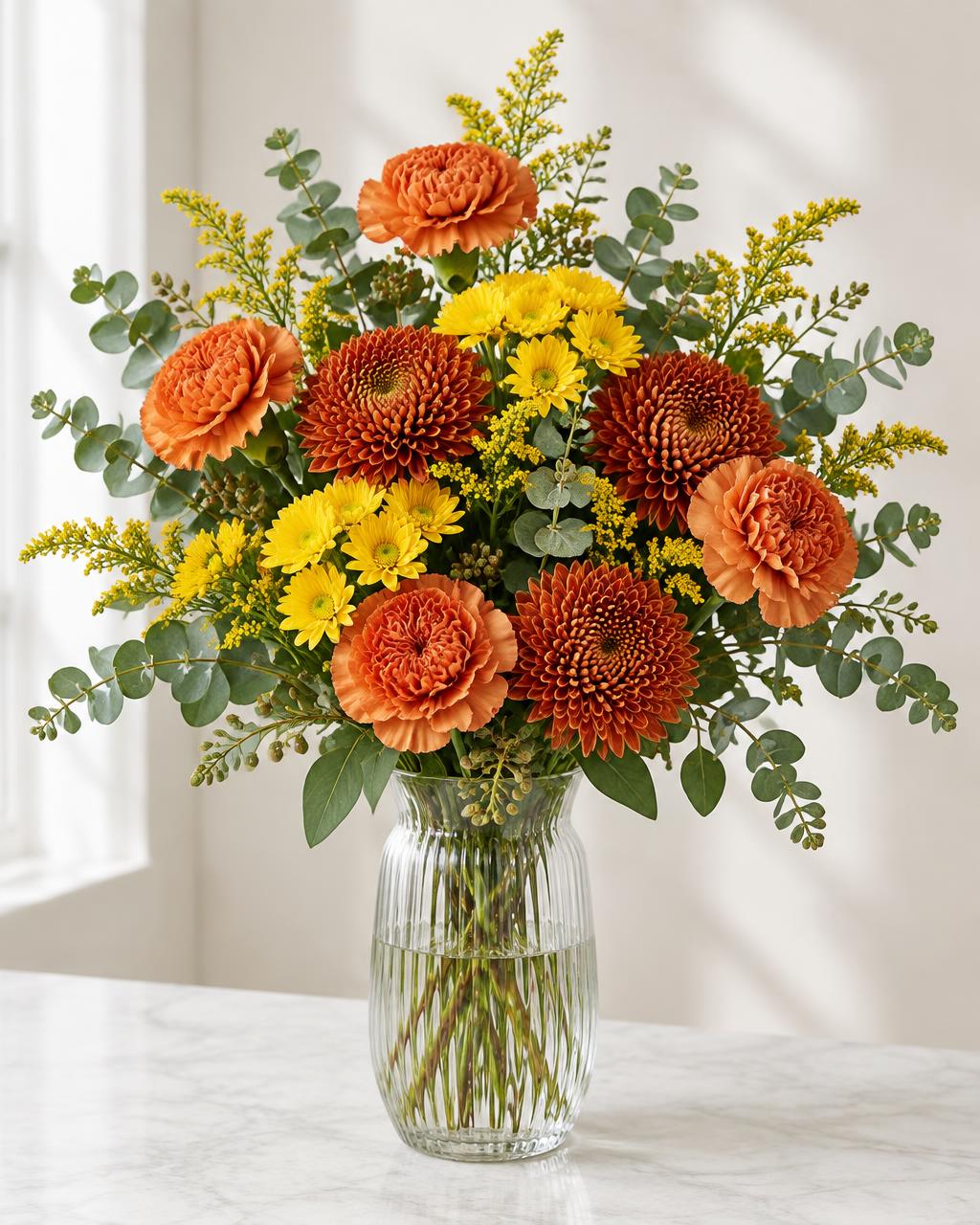 Maple Market — fall arrangement from Alive Expressions, Dalton, GA