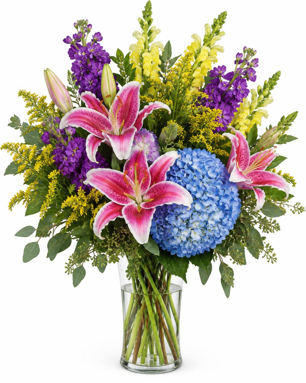Love Everlasting Vase — hand-arranged bold flowers for delivery in Dalton, GA