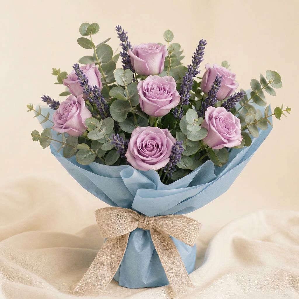 Lavender Prayer — hand-arranged wild flowers for delivery in Dalton, GA