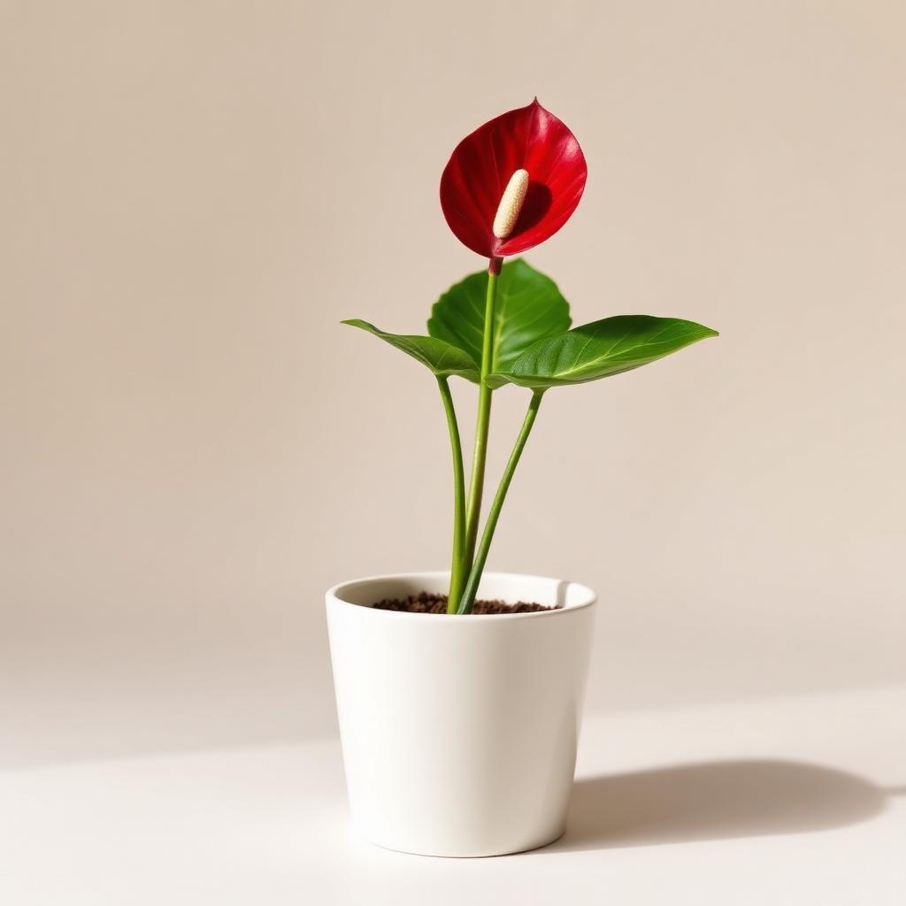 Red Anthurium — 6"