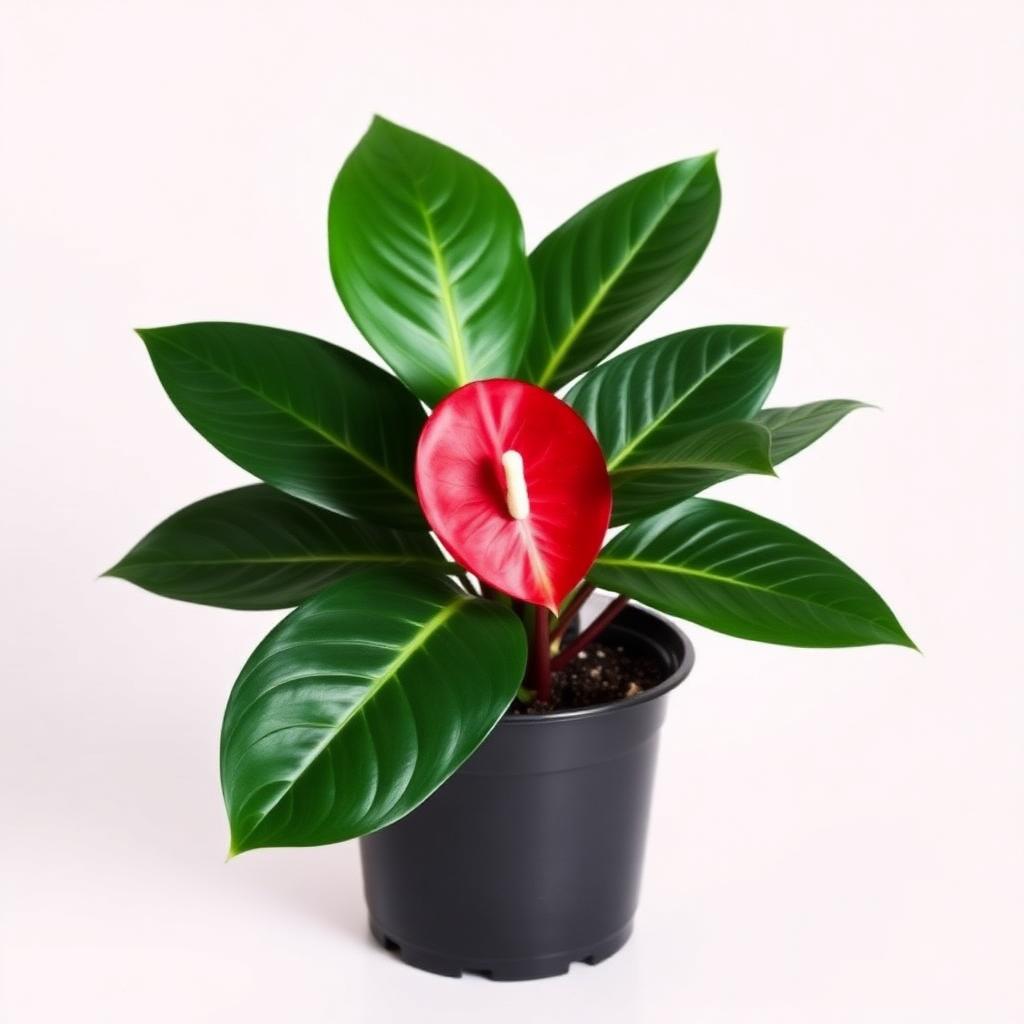 Red Anthurium — 6" — potted plant from Alive Expressions, Dalton, GA