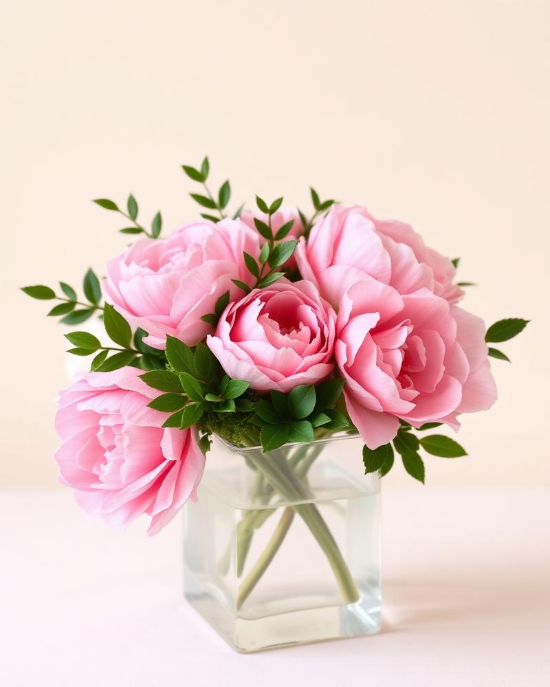 Everlasting Peony — silk flower arrangement by Alive Expressions, Dalton, GA