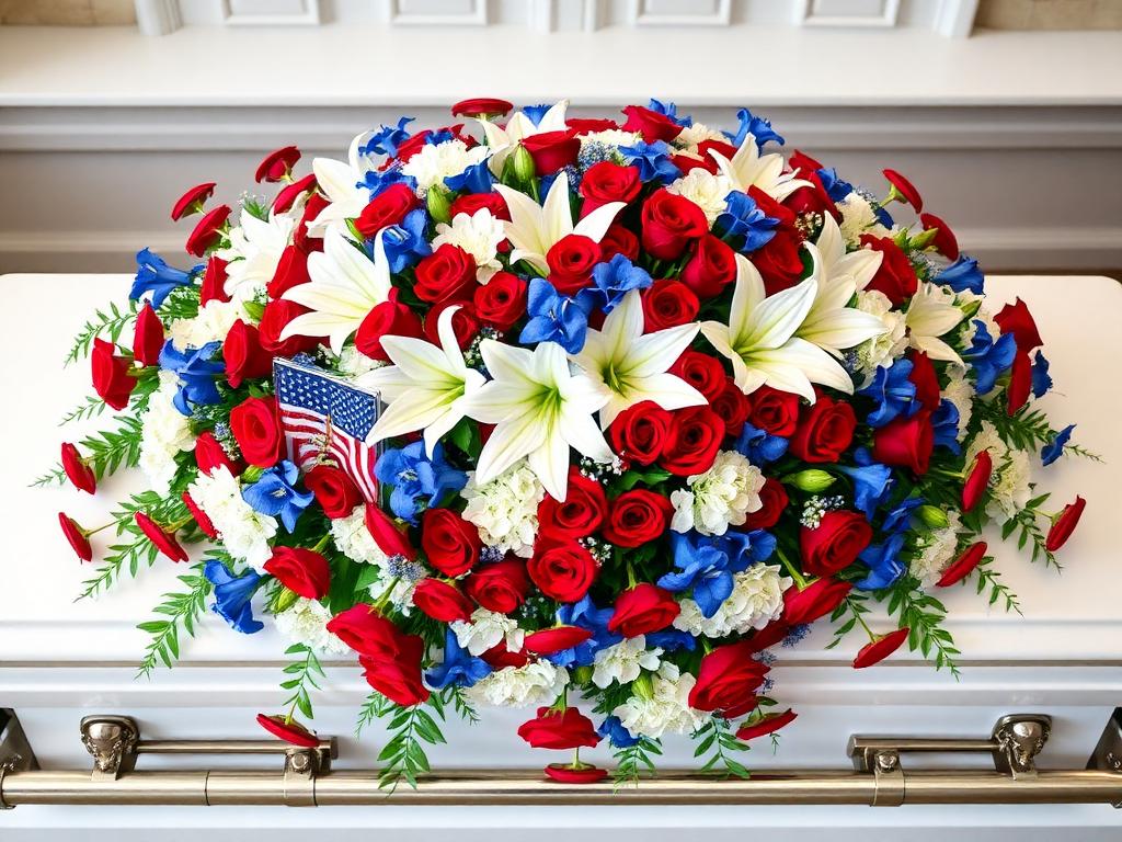 Patriot's Honor Casket Spray