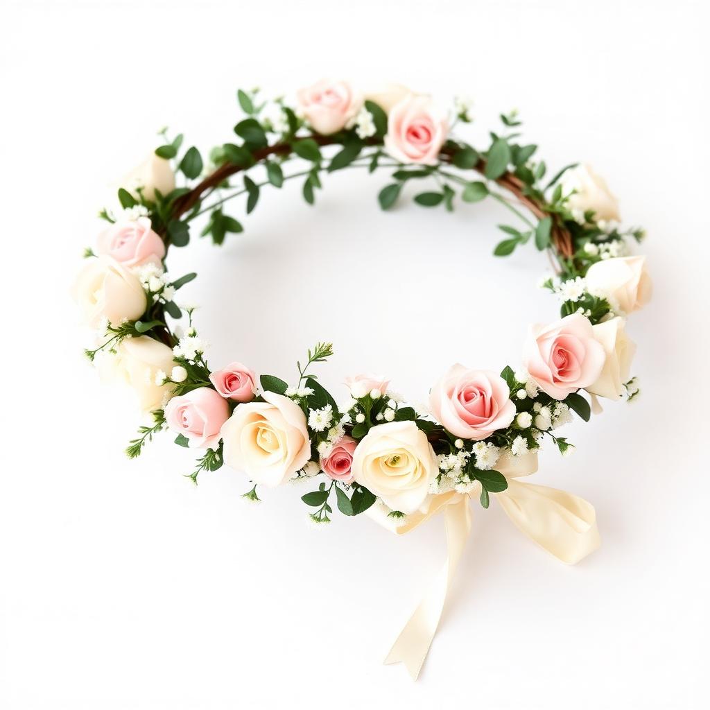 Flower Girl Crown & Petals — hand-arranged wedding flowers for delivery in Dalton, GA