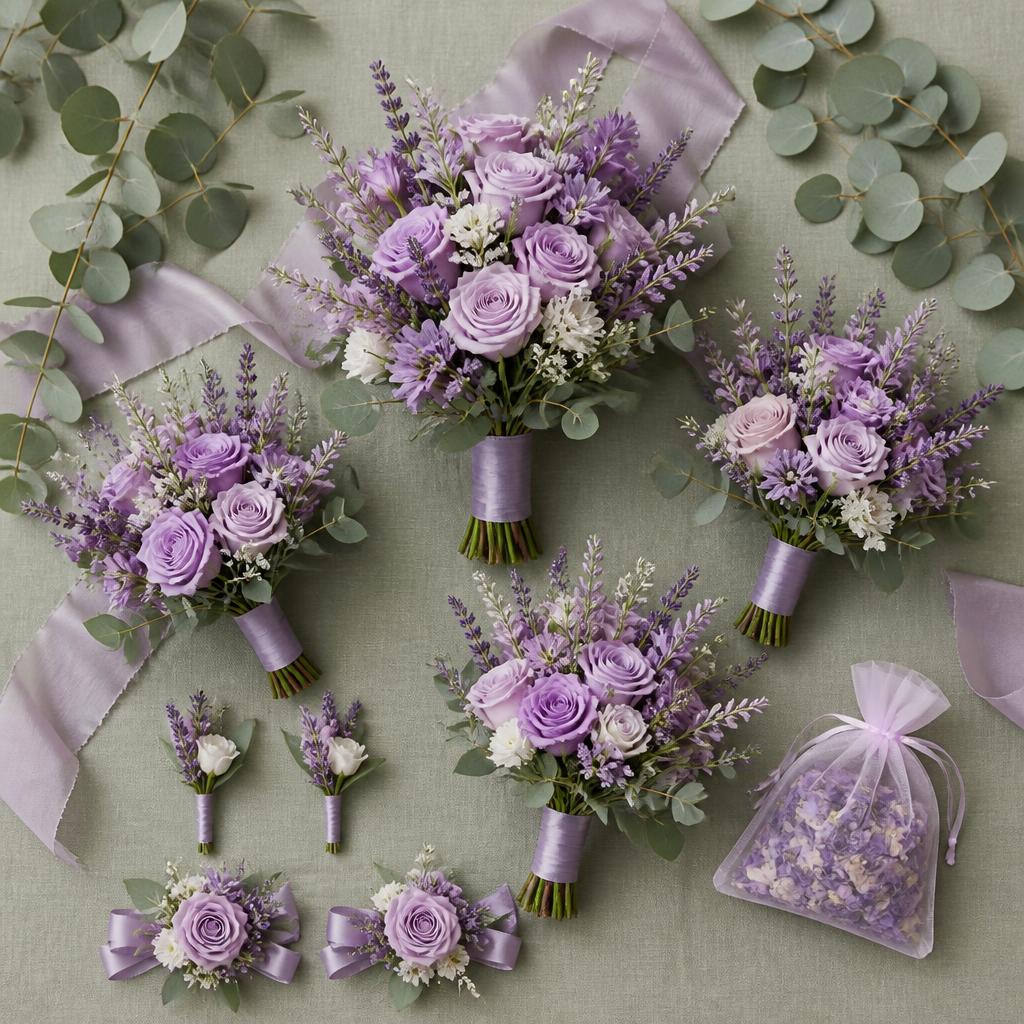 Lavender & Sage Package — hand-arranged wedding flowers for delivery in Dalton, GA