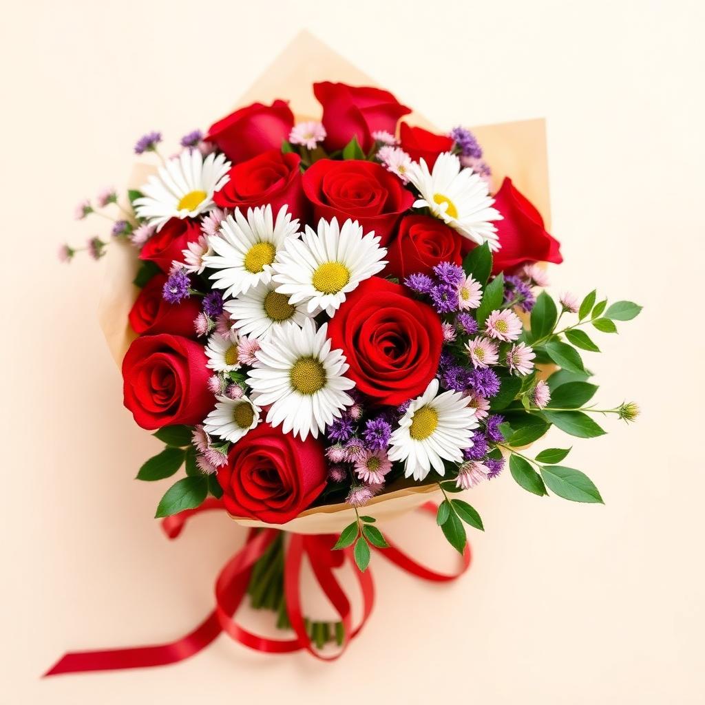 Dozen Roses Wrapped — hand-arranged bold flowers for delivery in Dalton, GA